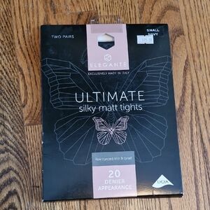 Elegante Ultimate Navy Silky Matt Tights